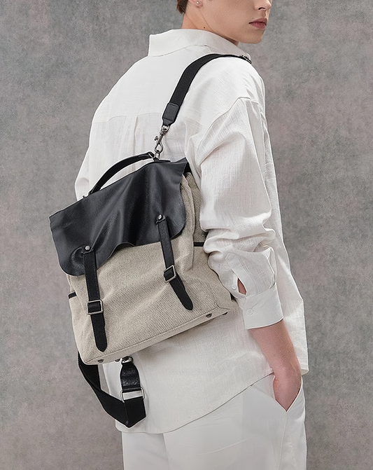 Contrast Flap Utility Bag