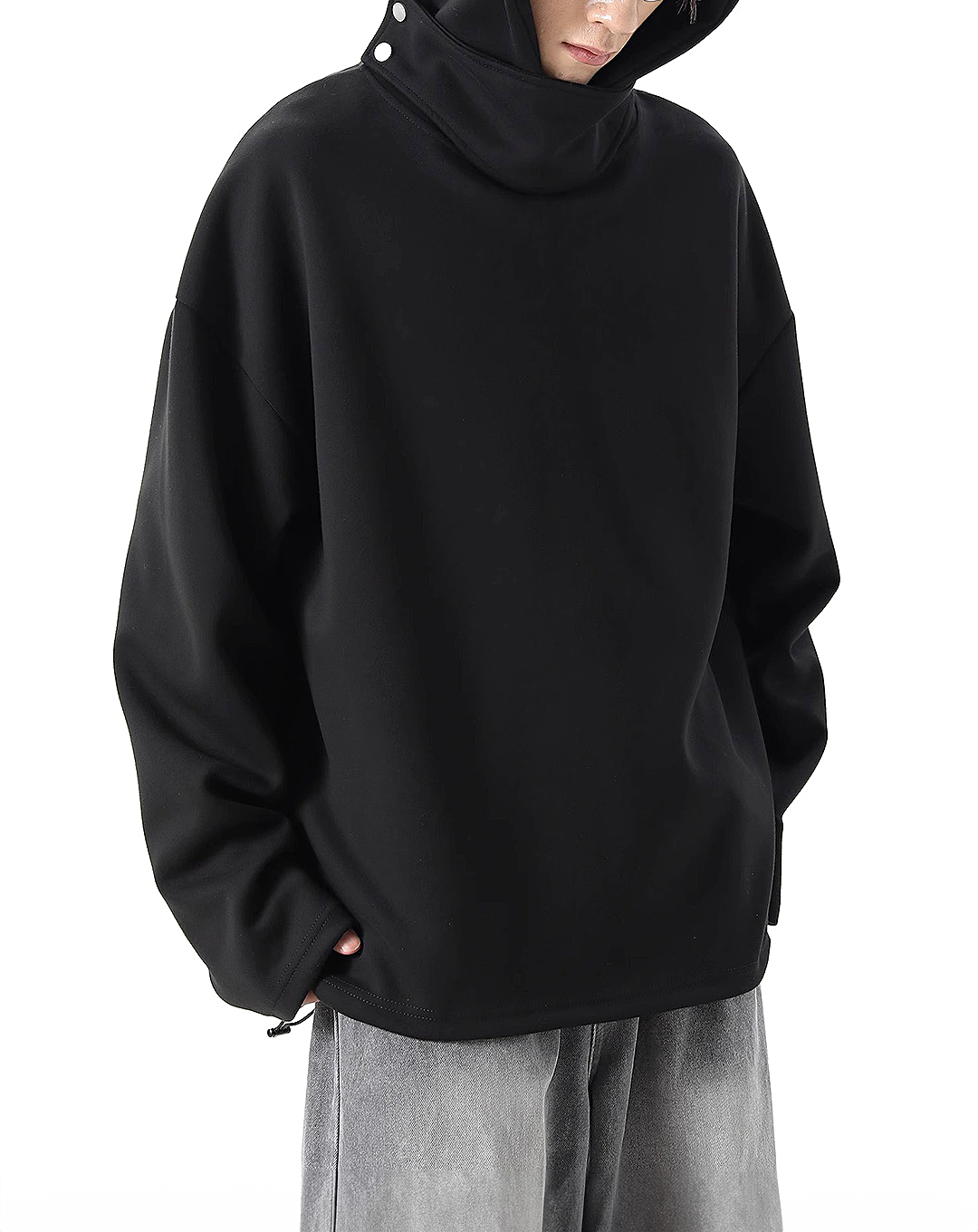 ♂High Neck Hoodie