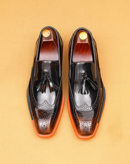 ♂本革/Tassel Wingtip Leather Shoes