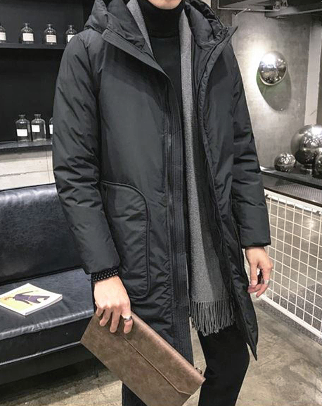 ♂Hooded Down Coat