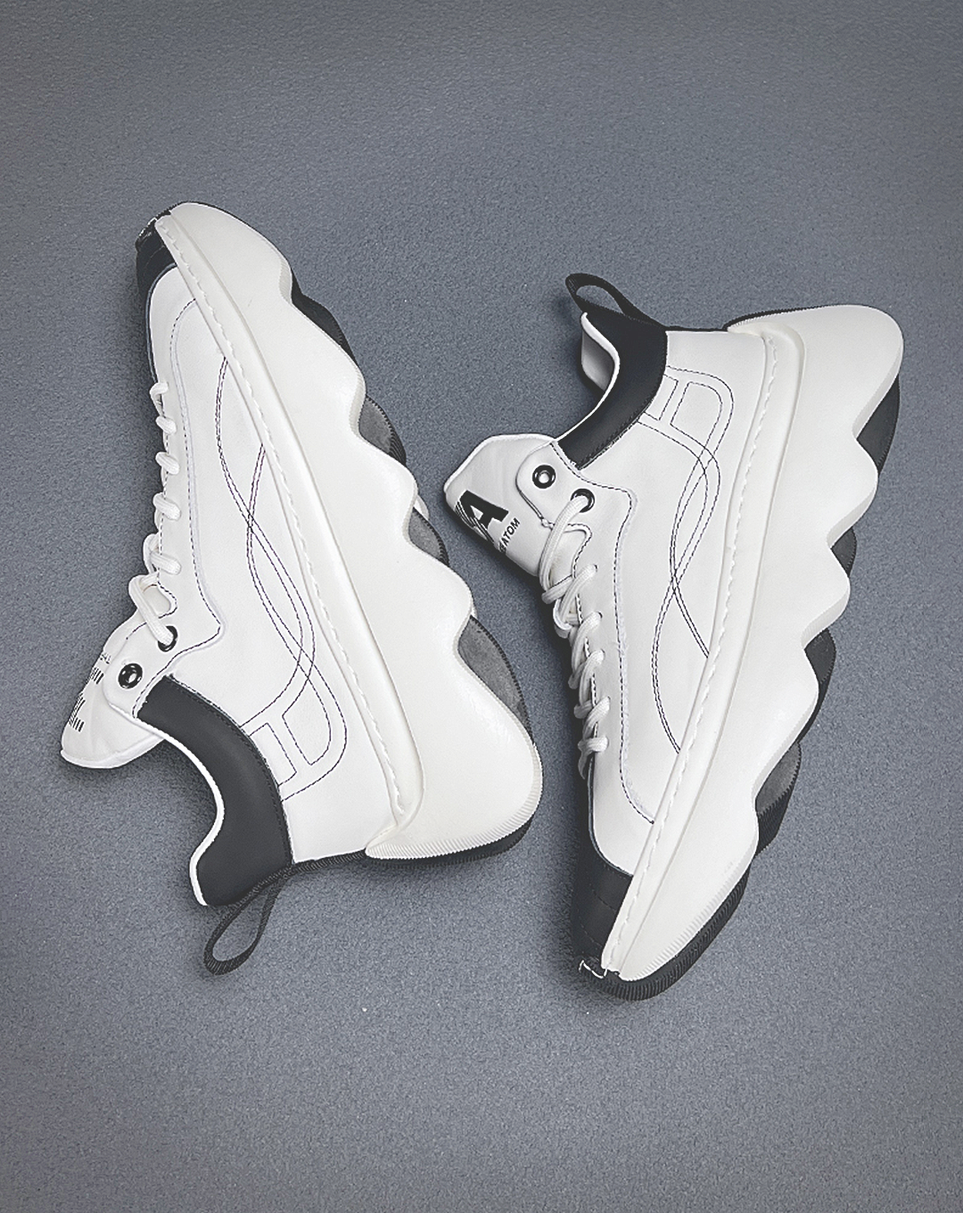 ♂♀本革/Leather Wave Sole Sneakers
