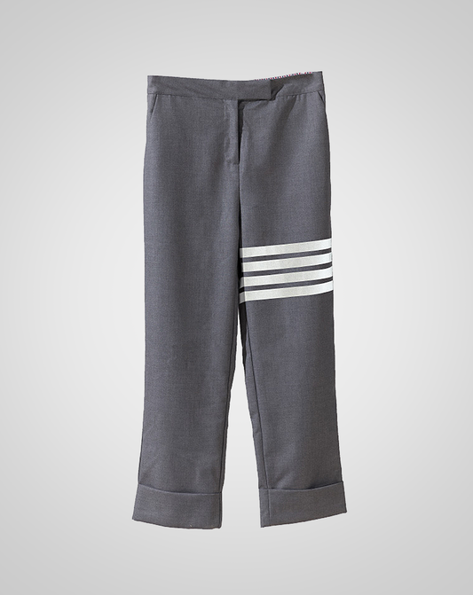 ♀One Side Border Slacks