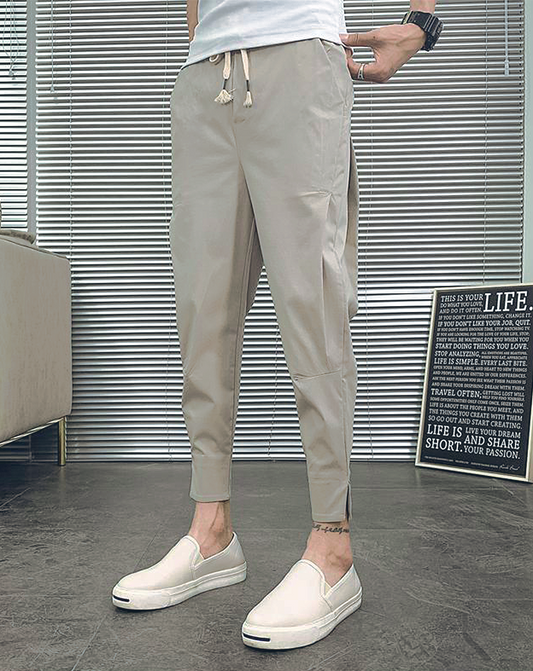 ♂Side Tuck Drawstring Pants
