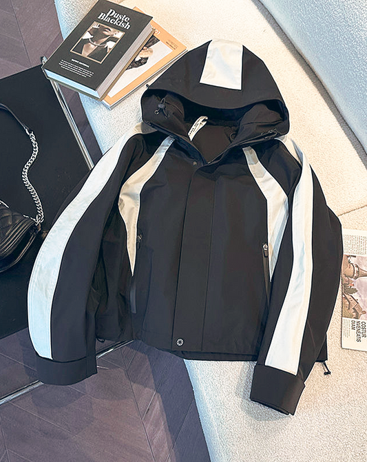 ♀Monotone Volume Mountain Parka