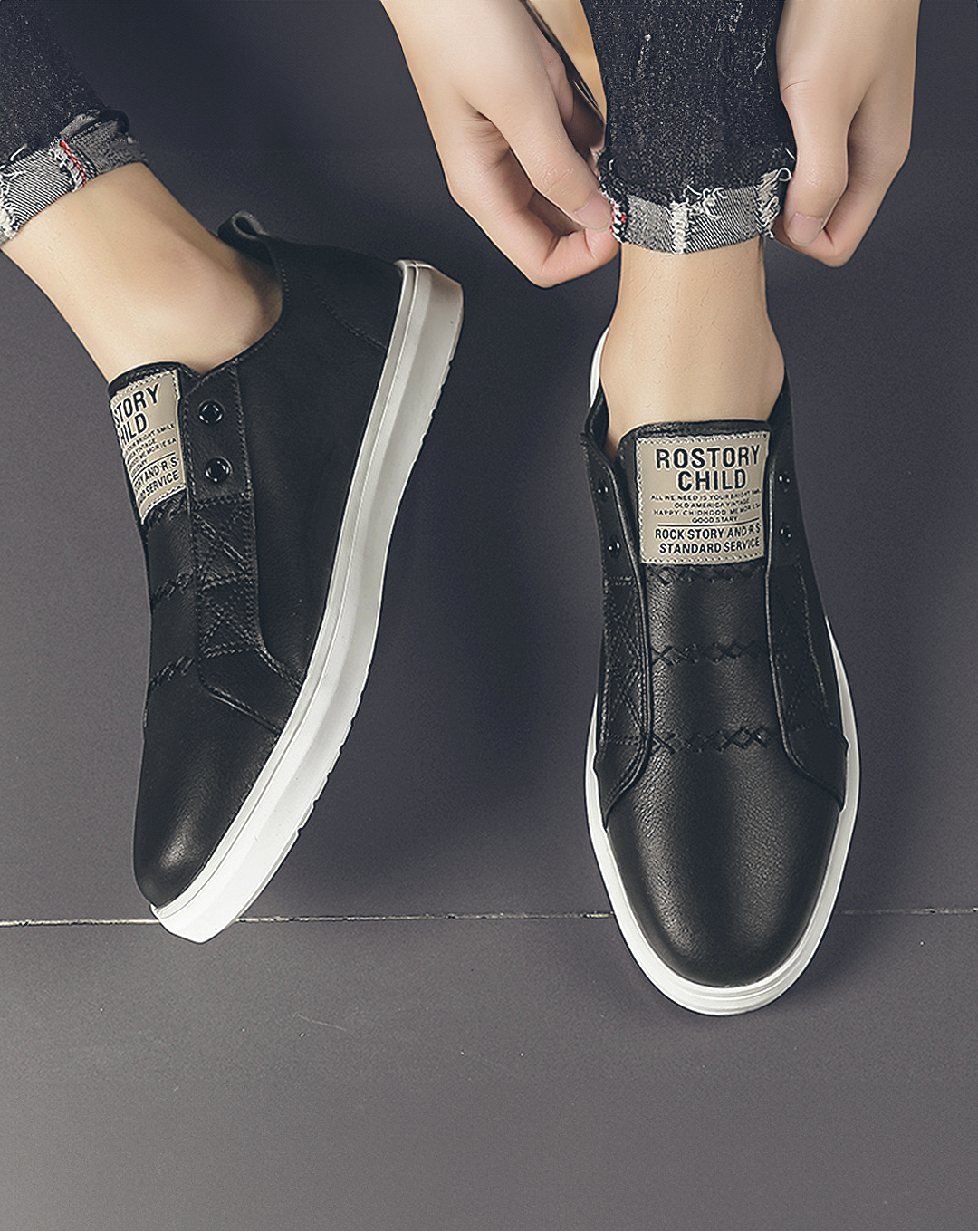 ♂♀Point Cross Stitch Slip-on Shoes