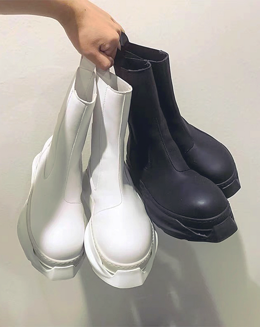 ♀Angular Sole Chelsea Boots