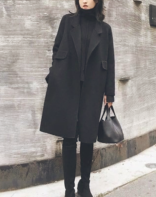 ♀Earth Color Chester Coat