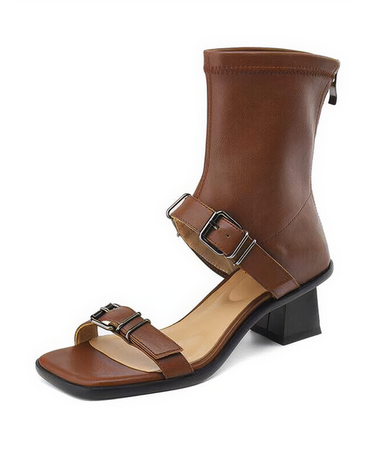 ♀本革/Urban Boot Cut Sandals