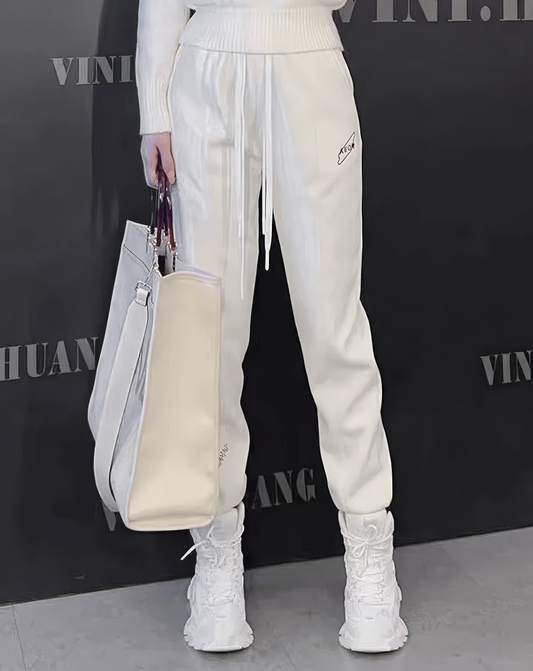 ♀Logo Accent Jogger Pants