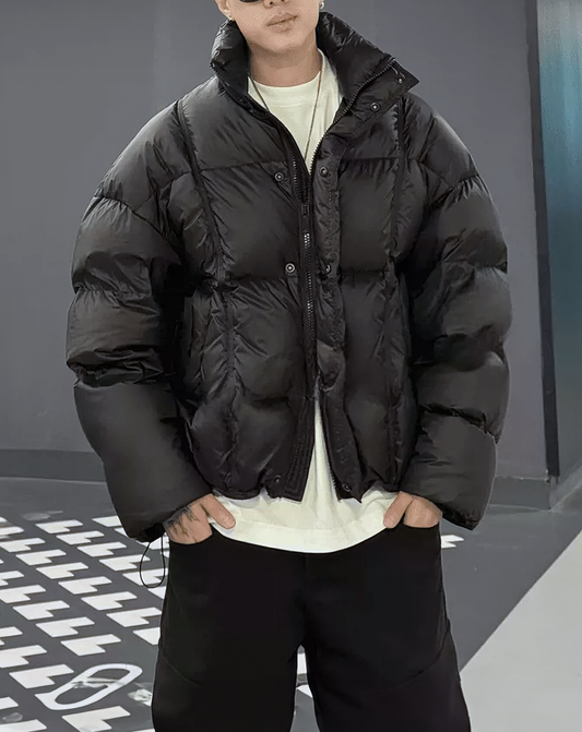 ♂High Collar Puffer Jacket
