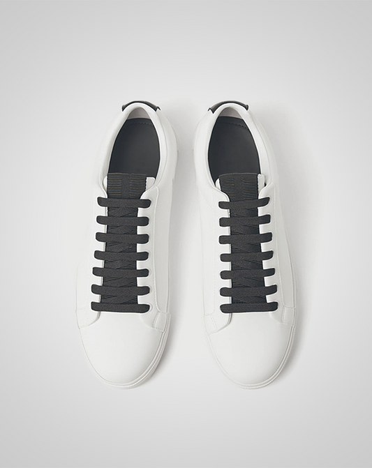 ♂♀Low Cut Monotone Lace Sneakers