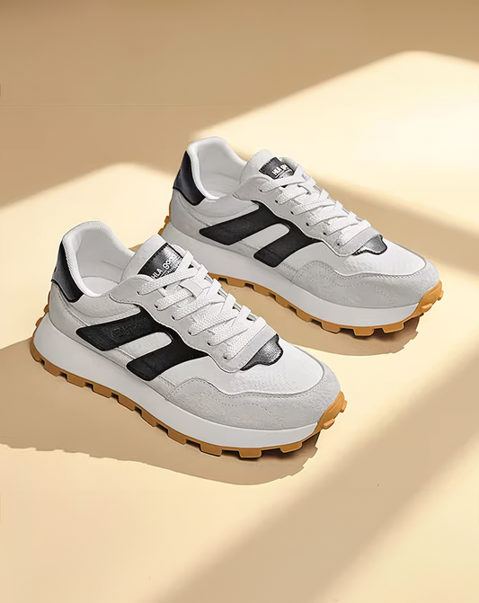 ♂Retro Runner Beige Sneakers