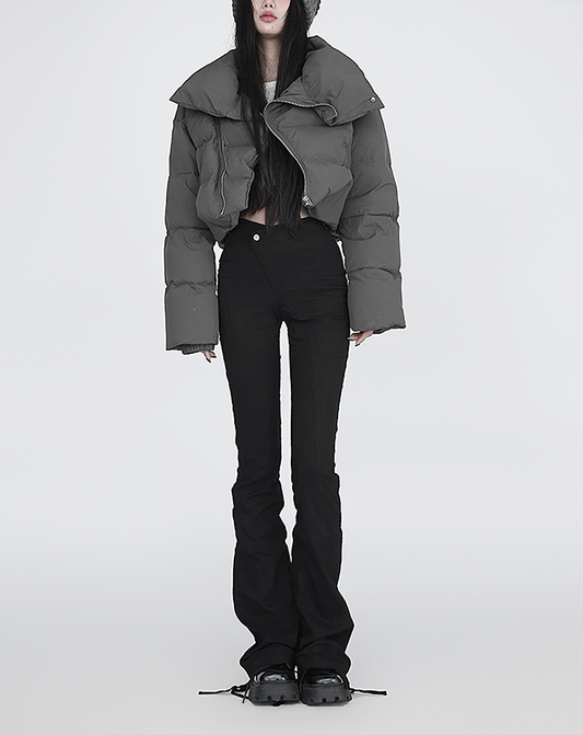 ♀Zip Short Down Jacket