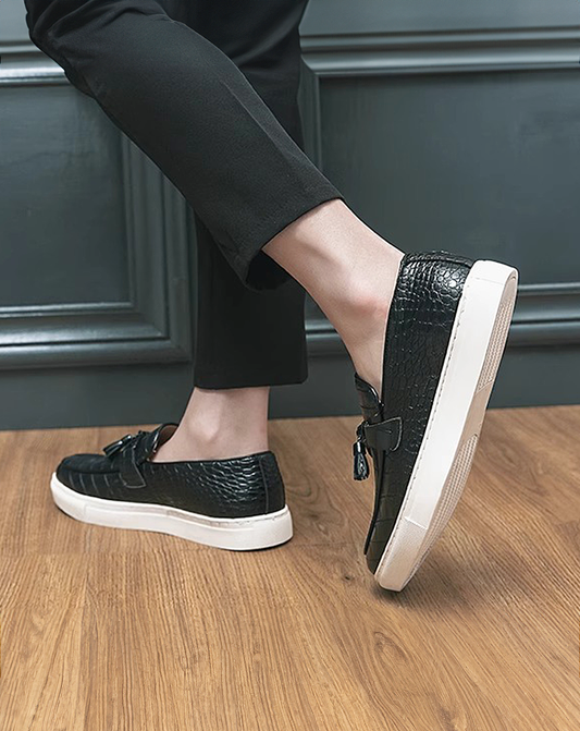 ♂Embossed Luxe Loafers