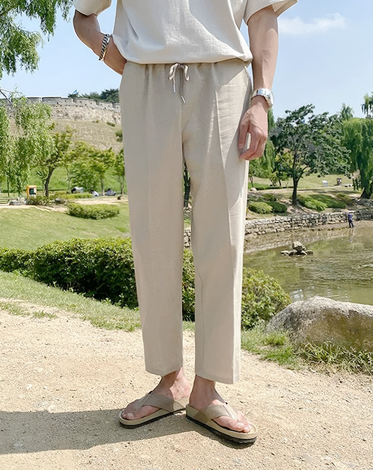 ♂Easy Summer Ankle Pants