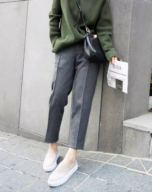 ♀Elegant Tapered Pants