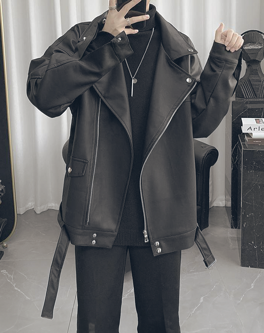 ♂Volume Silhouette Riders Jacket