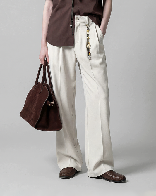 ♂♀Straight Wide Leg Trousers