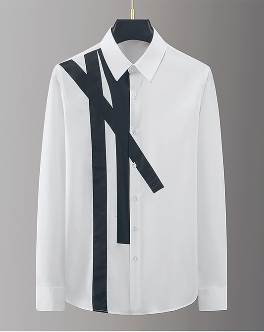 ♂Irregular Line Design Shirt