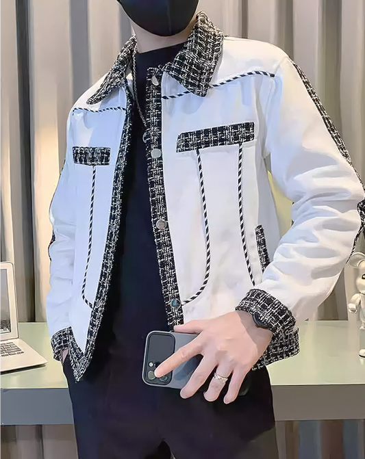 ♂Tweed Trim Jacket