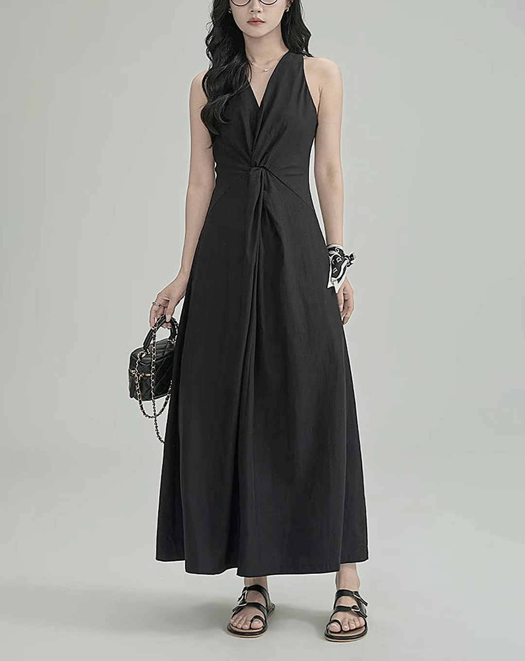 ♀Front Twist Dress