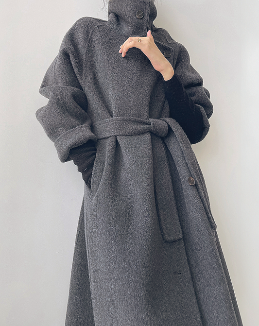 ♀Wool Long Chester Coat