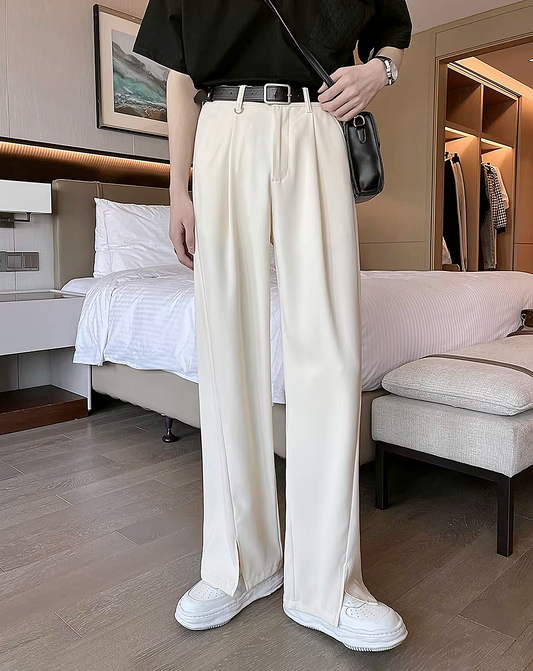 ♂Front Slit Straight Bottoms