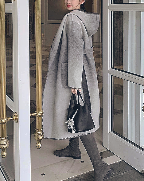 ♀Gradient Robe Coat