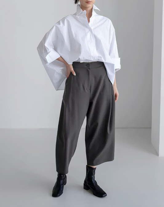 ♀Dolman Sleeve White Shirt