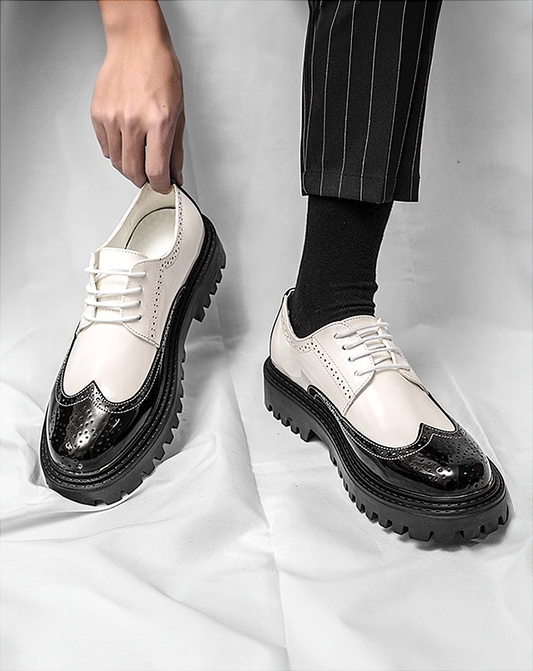 ♂Contrast Sole Lace-Up Shoes