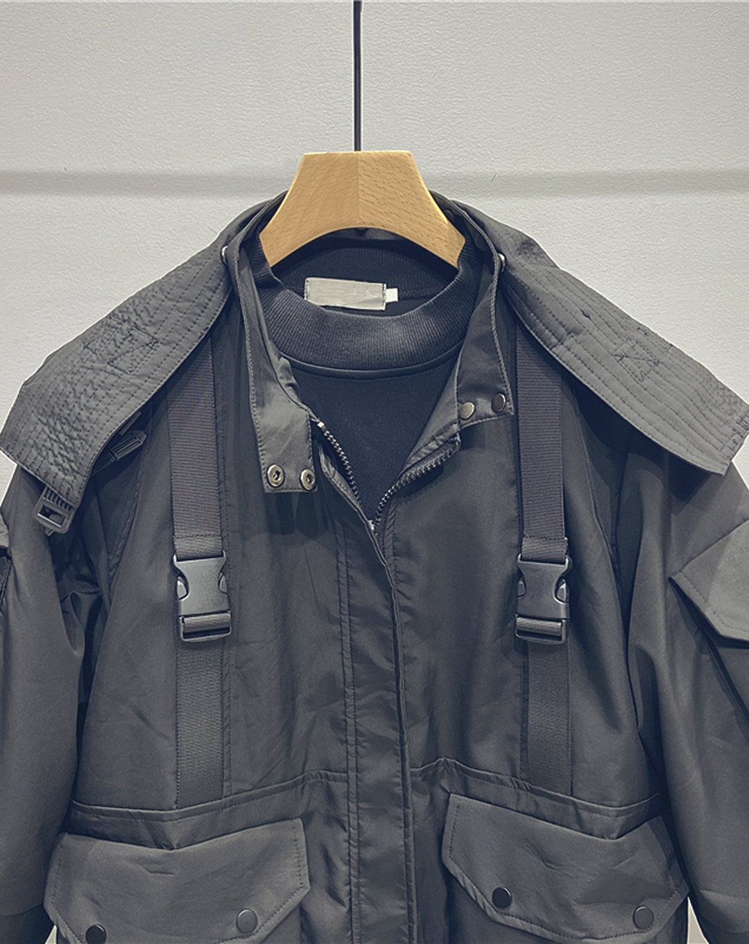 ♂Three-Quarter Sleeve Strap Jacket