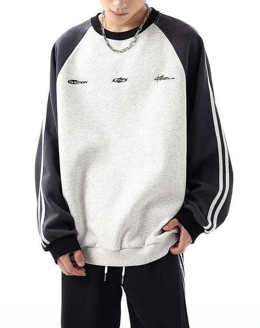 ♂Raglan Logo Stripe Sweatshirt