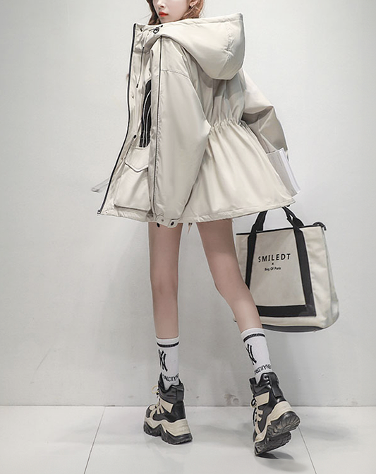 ♀Arch Line Hooded Jacket