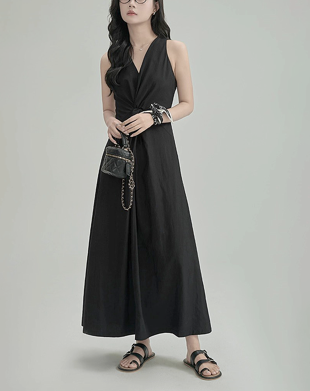 ♀Front Twist Dress