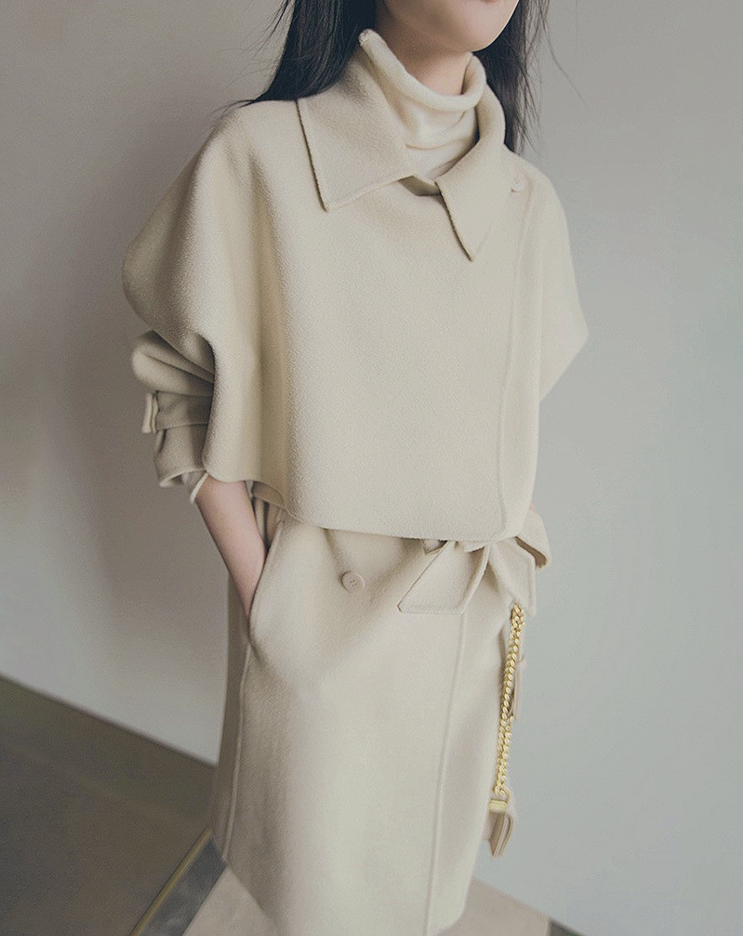 ♀Short Coat & Gilet Dress