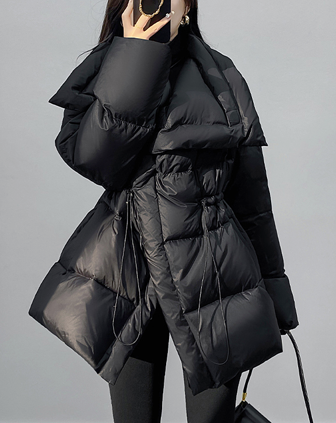 ♀ Big Collar Down Jacket