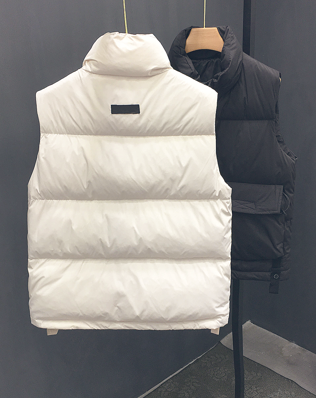 ♂Stand Collar Down Vest