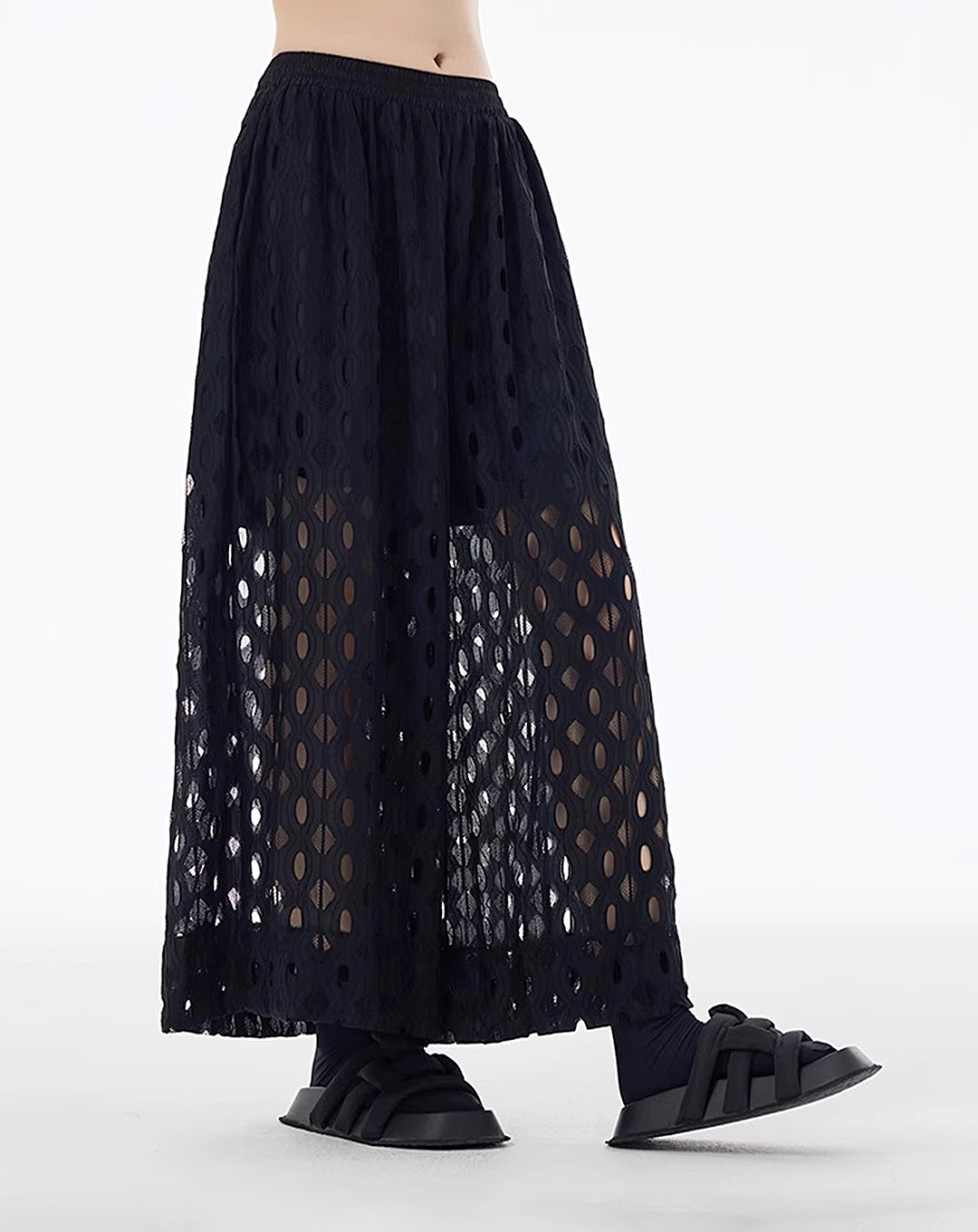♀Sheer Dot Pants