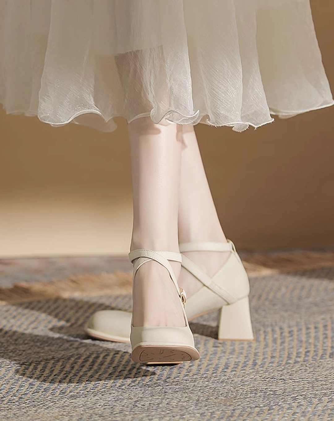 ♀Elegance Ankle Strap Pumps