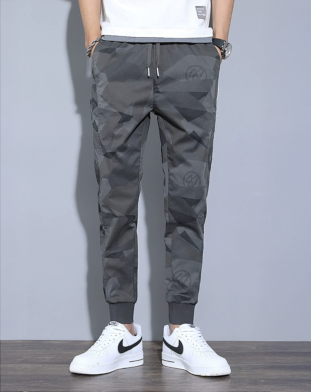 ♂Patterned Jogger Pants