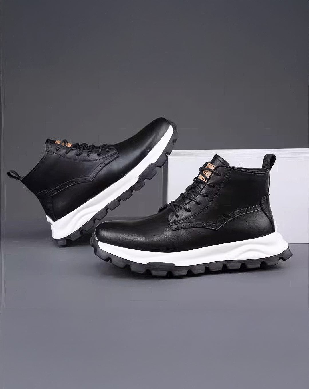 ♂本革/Chunky Sole Leather Boots