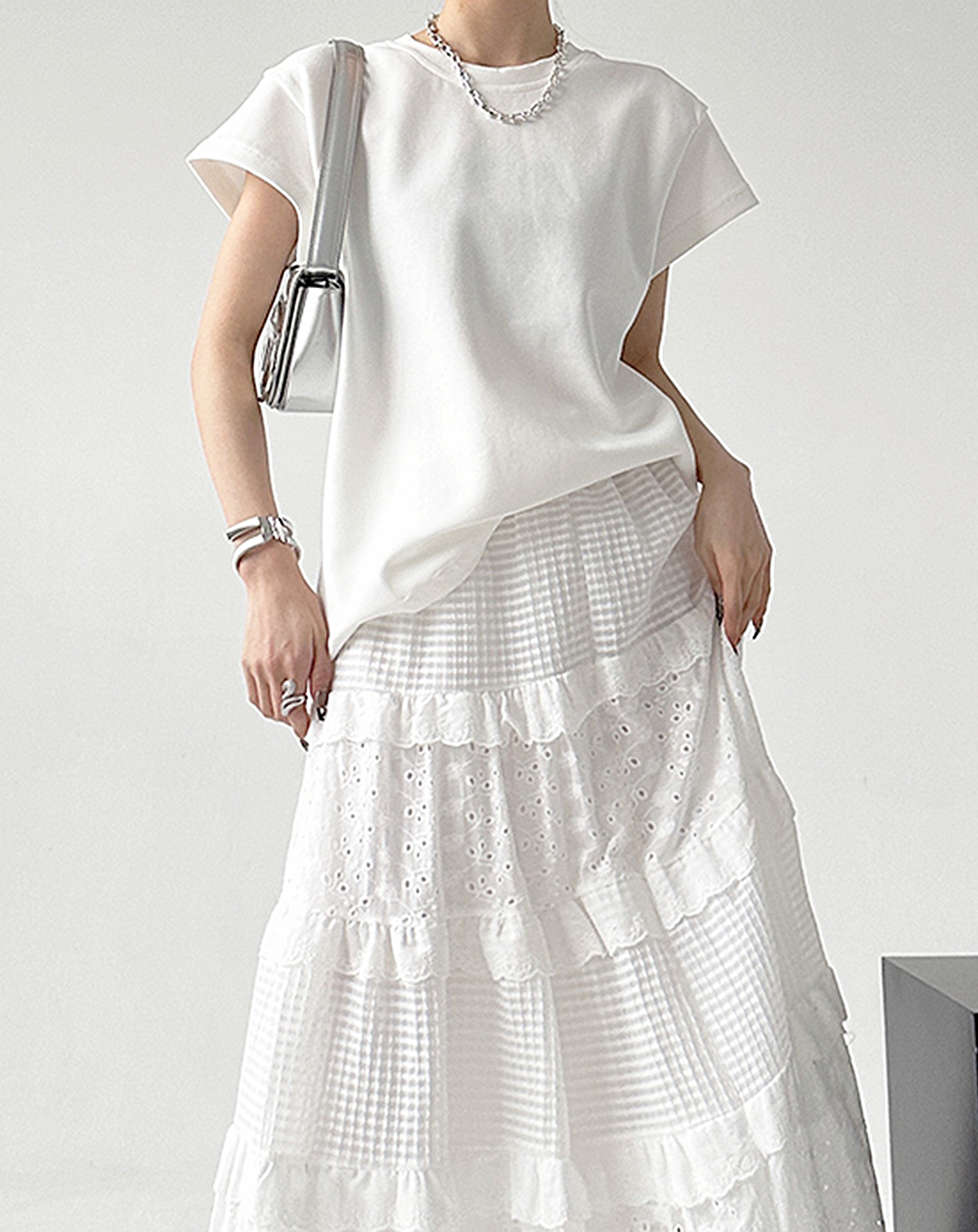 ♀Simple Short Sleeve T-Shirt