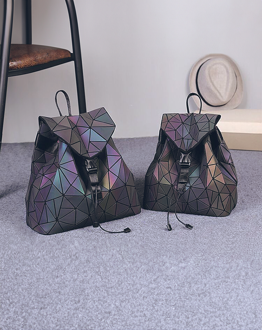 Geometric Pattern Backpack
