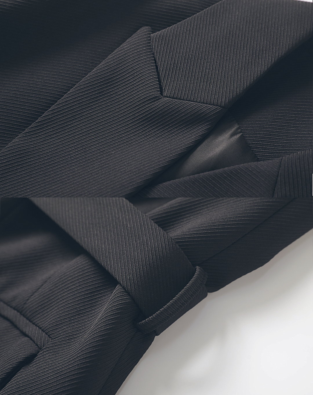 ♀Black Casual Long Coat