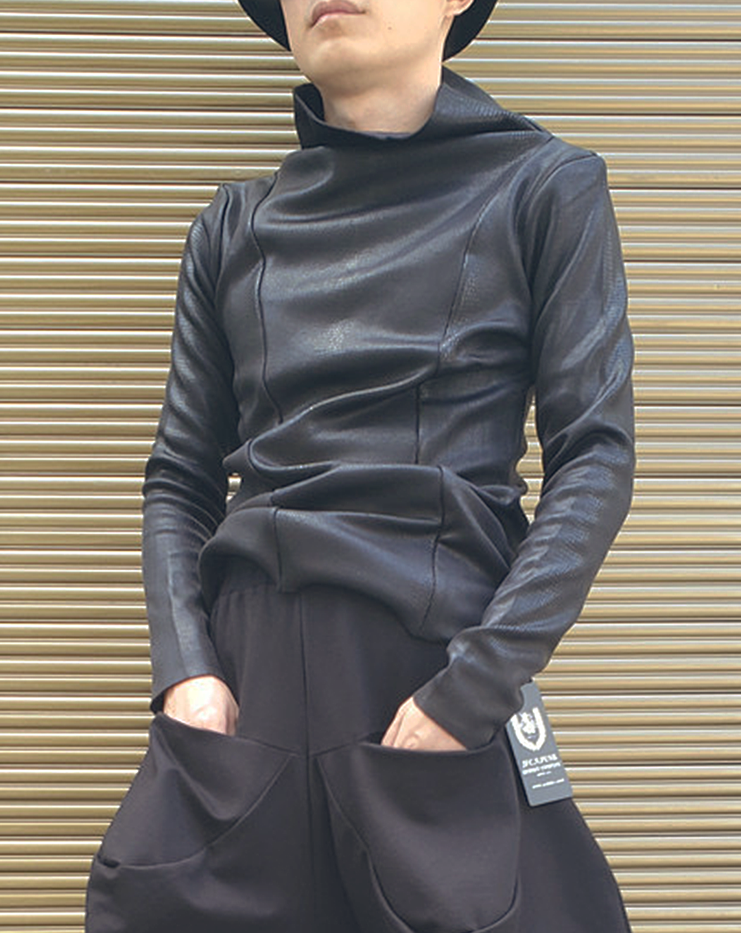 ♂High Neck Fit Shirt