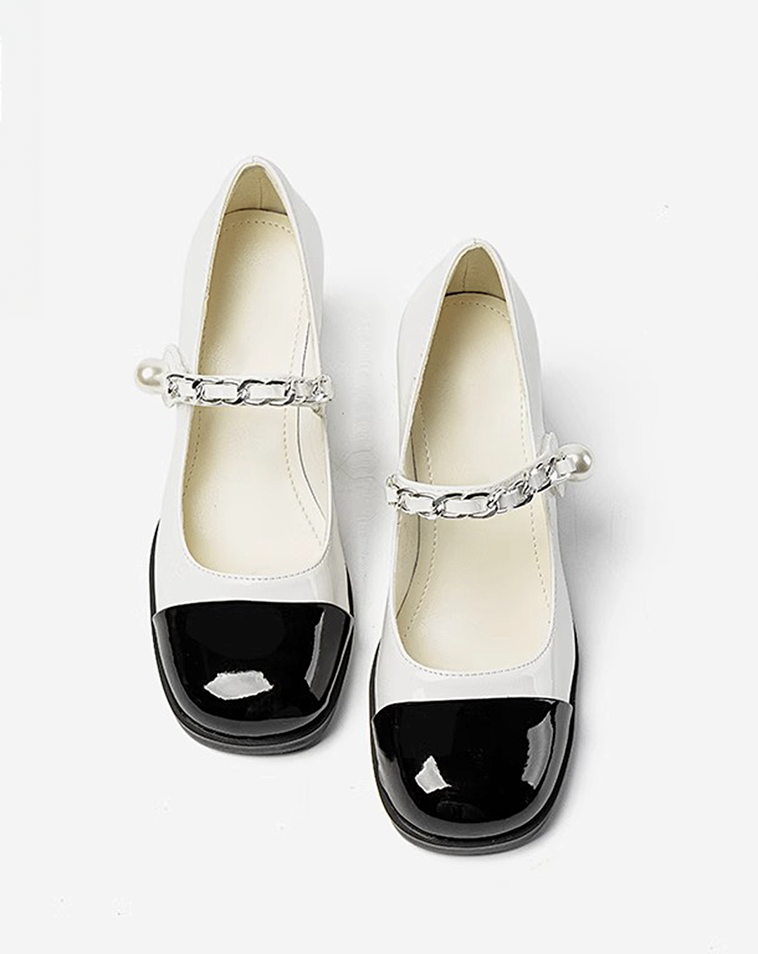 ♀Chain Strap Pumps