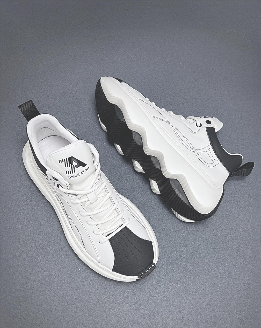 ♂♀本革/Leather Wave Sole Sneakers