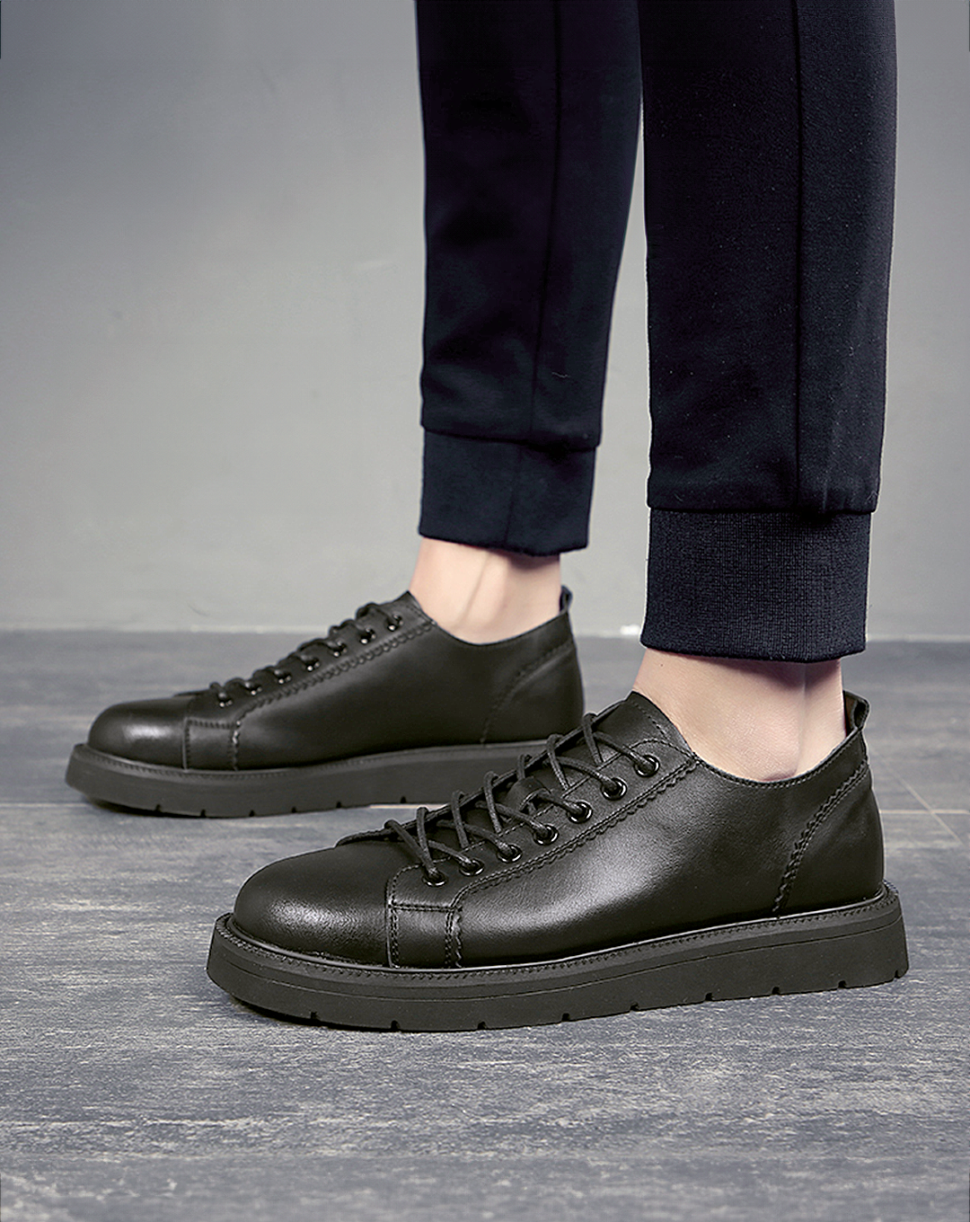 ♂本革/Round Toe Leather Shoes