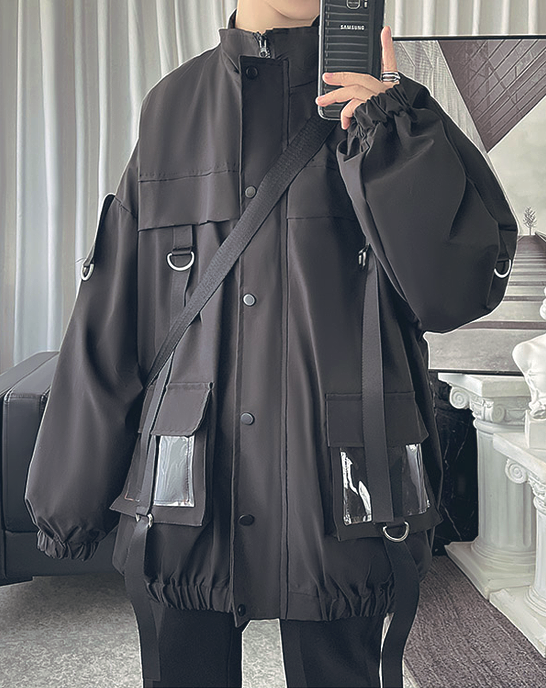 ♂Drop Strap Volume Jacket