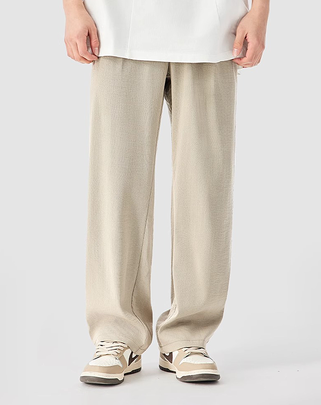 ♂Plain Straight Pants